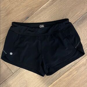 Athleta Girl Black Running Shorts